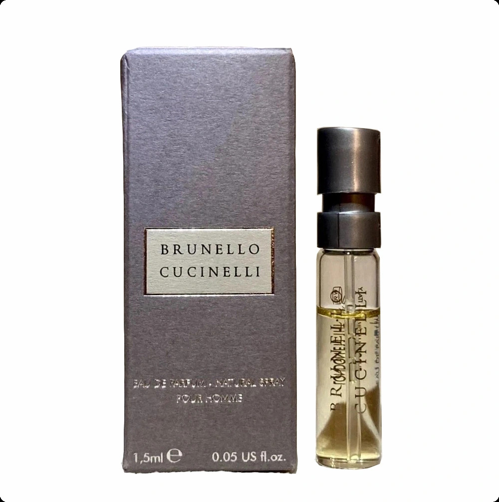 Миниатюра Brunello Cucinelli Brunello Cucinelli Pour Homme Парфюмерная вода 1.5 мл - пробник духов