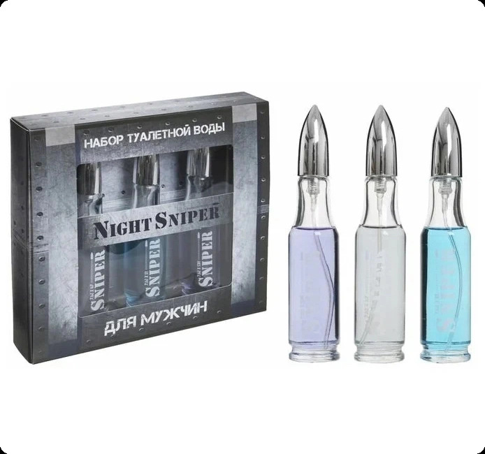 Parfums Genty Sniper Night Набор (туалетная вода 20 мл x 3 шт.) для мужчин