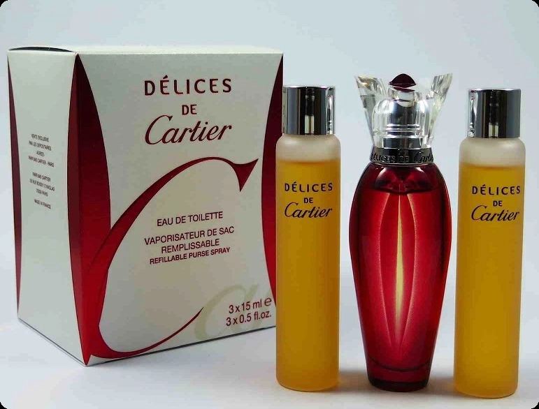 Cartier Delices Набор (туалетная вода 15 мл x 3 шт.) для женщин