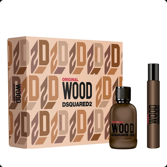 Dsquared 2 Original Wood Набор (парфюмерная вода 50 мл + парфюмерная вода 10 мл) для мужчин