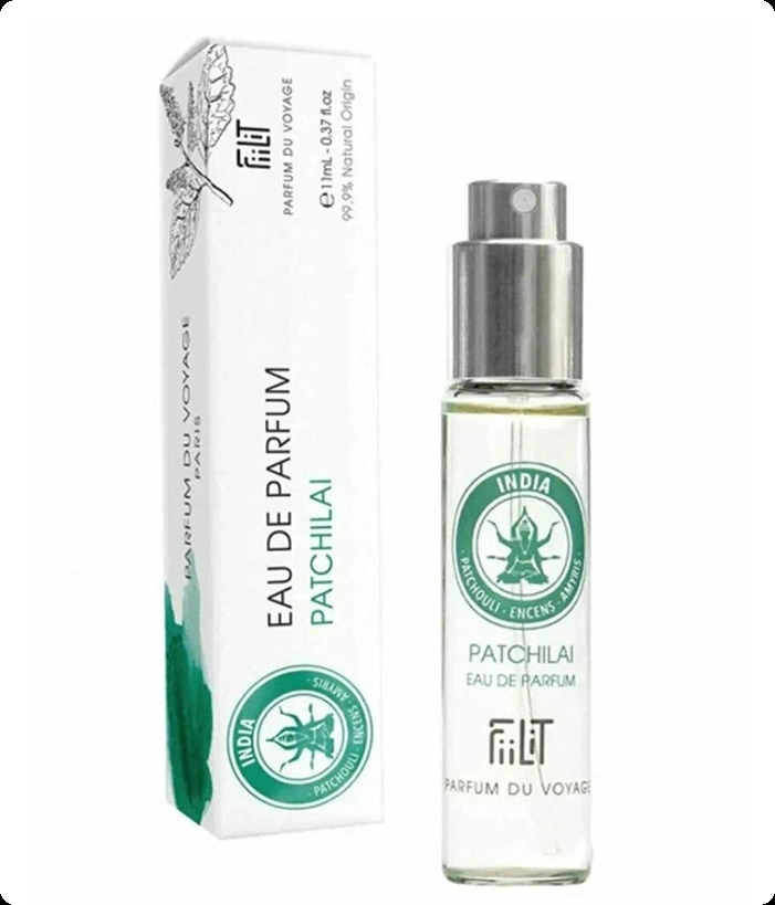 Миниатюра Fiilit Parfum Du Voyage Patchilai India Парфюмерная вода 11 мл - пробник духов