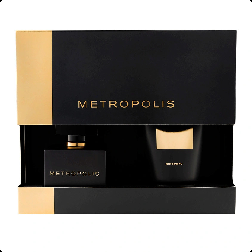 Metropolis Metropolis Набор (парфюмерная вода 100 мл + шампунь 140 мл) для мужчин