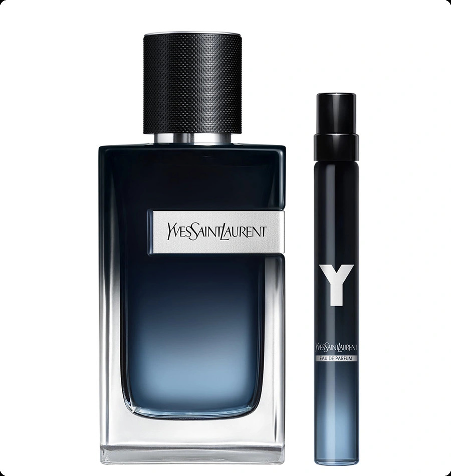 Yves Saint Laurent Y Eau de Parfum Набор (парфюмерная вода 100 мл + парфюмерная вода 10 мл) для мужчин