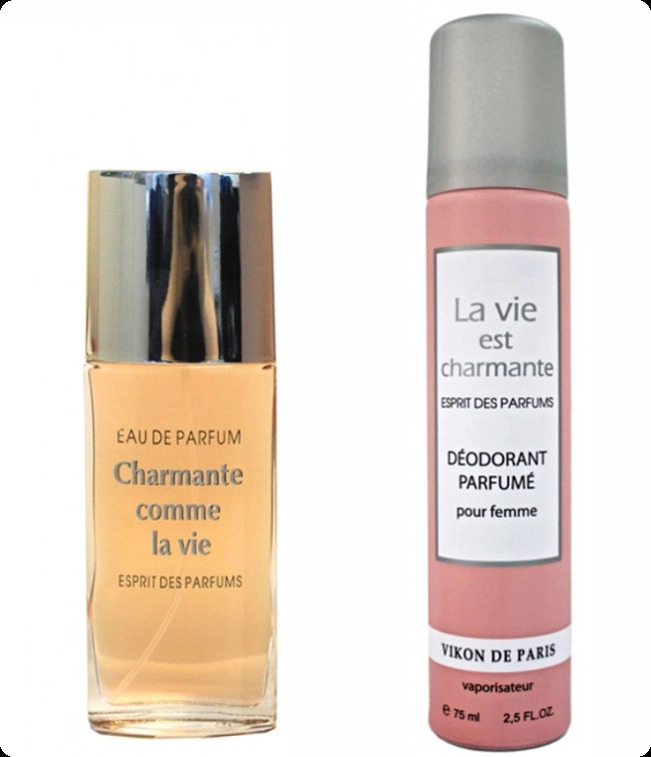 Nouvelle Etoile Charmante Comme La Vie Набор (парфюмерная вода 50 мл + дезодорант-спрей 75 мл) для женщин