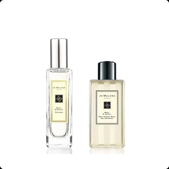 Jo Malone Basil and Neroli Набор (одеколон 30 мл + гель для душа 100 мл) для женщин и мужчин