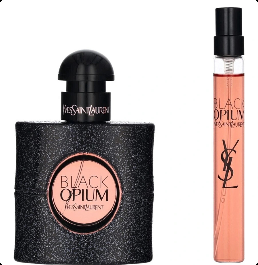 Yves Saint Laurent Black Opium Набор (парфюмерная вода 30 мл + парфюмерная вода 10 мл) для женщин