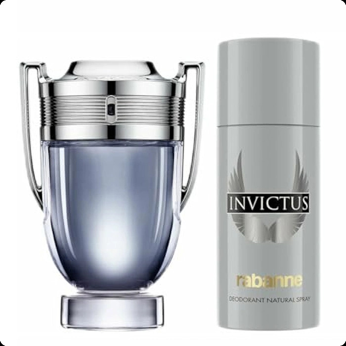 Paco Rabanne Invictus Набор (туалетная вода 100 мл + дезодорант-спрей 75 мл) для мужчин