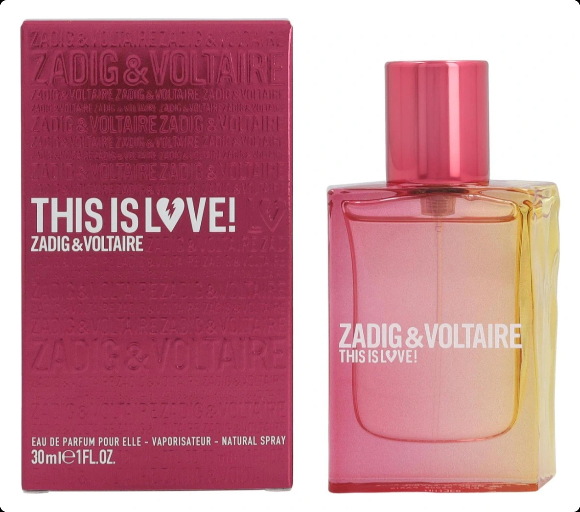 Zadig & Voltaire This Is Love For Her Парфюмерная вода 30 мл для женщин
