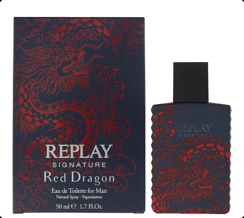 Replay Signature Red Dragon Туалетная вода 50 мл для мужчин