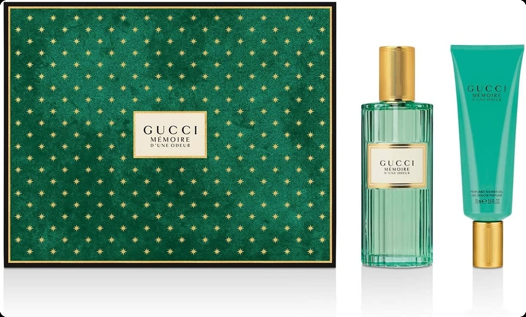 Gucci Memoire D Une Odeur Набор (парфюмерная вода 100 мл + гель для душа 75 мл) для женщин и мужчин
