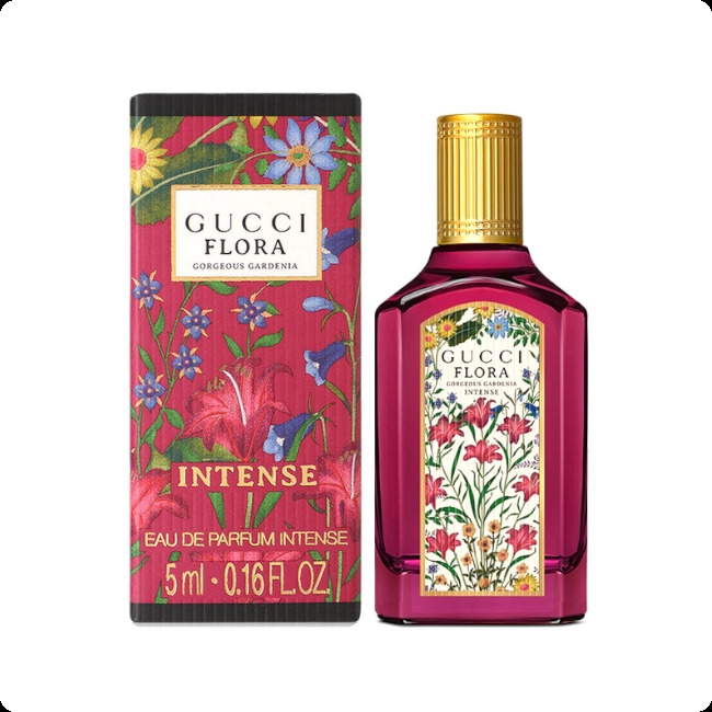 Миниатюра Gucci Flora Gorgeous Gardenia Intense Парфюмерная вода 5 мл - пробник духов