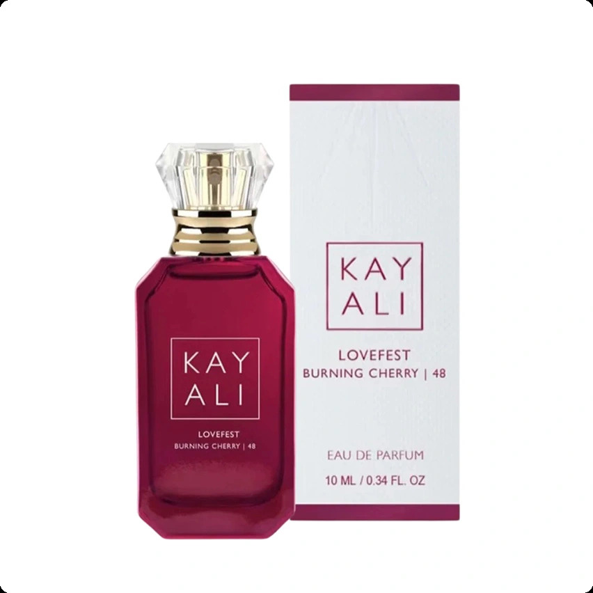 Миниатюра Kayali Lovefest Burning Cherry 48 Парфюмерная вода 10 мл - пробник духов