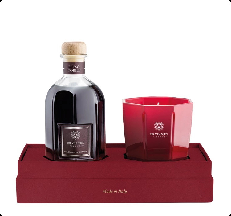 Dr Vranjes Rosso Nobile Набор (свеча 200 гр + диффузор 250 мл) для женщин и мужчин
