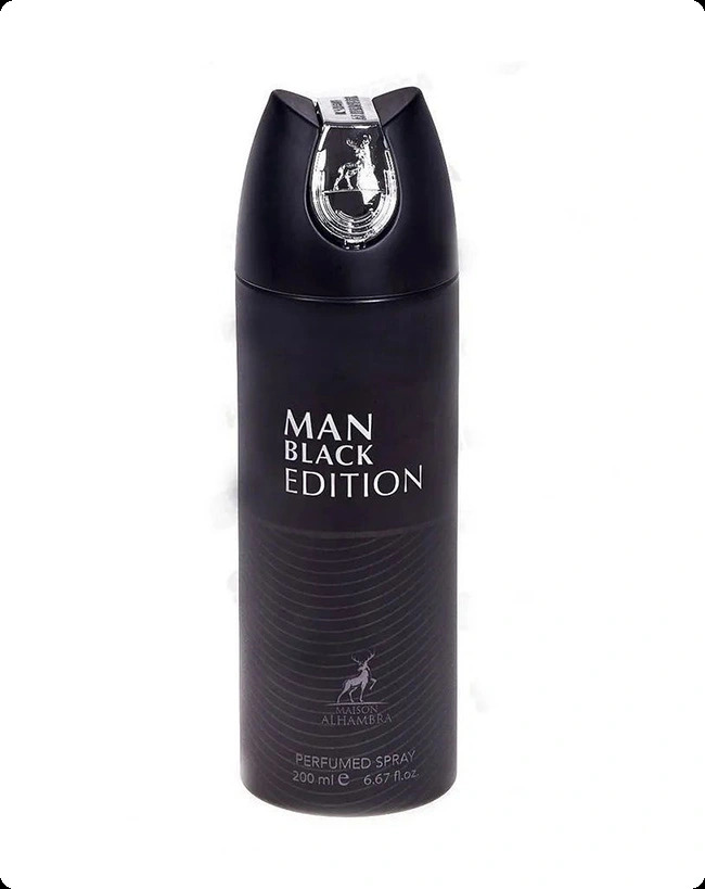 Alhambra Man Black Edition Дезодорант-спрей 200 мл для мужчин