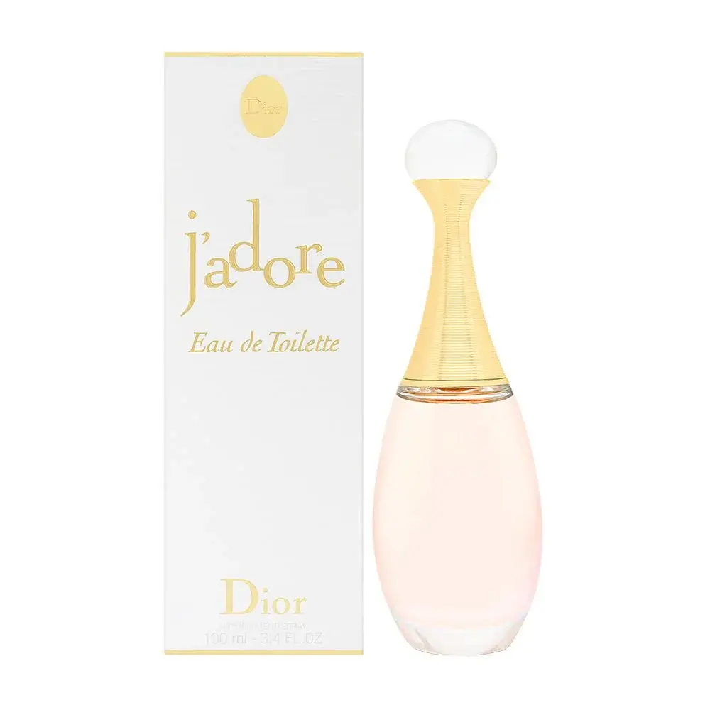 Christian Dior j'adore EDT, 100 ml. Christian Dior "Jadore Eau de Toilette". Christian Dior j'adore Eau de Parfum 150 ml. Christian Dior j'adore EDP.