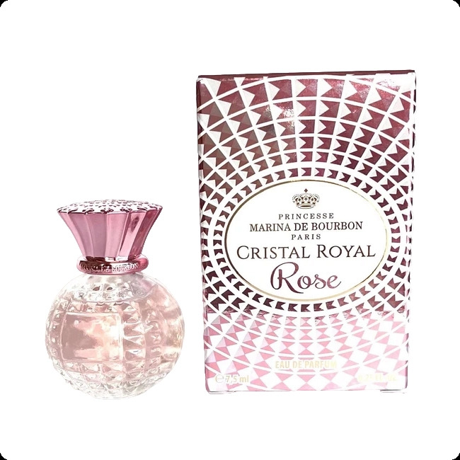 Миниатюра Princesse Marina De Bourbon Cristal Royal Rose Парфюмерная вода 7.5 мл - пробник духов