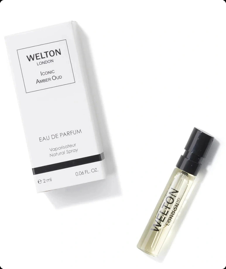 Миниатюра Welton London Iconic Amber Oud Парфюмерная вода 2 мл - пробник духов