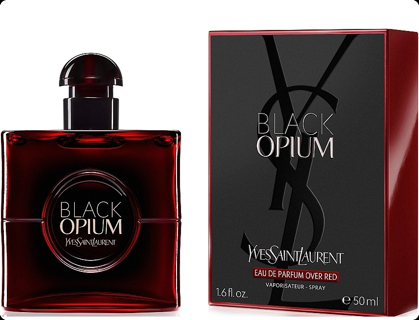 Yves Saint Laurent Black Opium Over Red Парфюмерная вода 50 мл для женщин