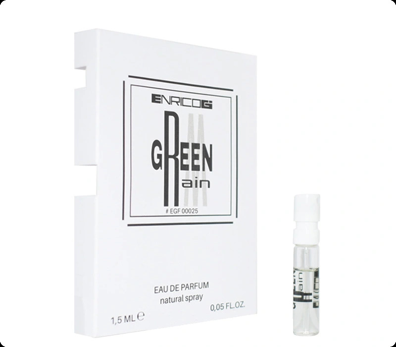 Миниатюра Enrico Gi Green Rain Парфюмерная вода 1.5 мл - пробник духов