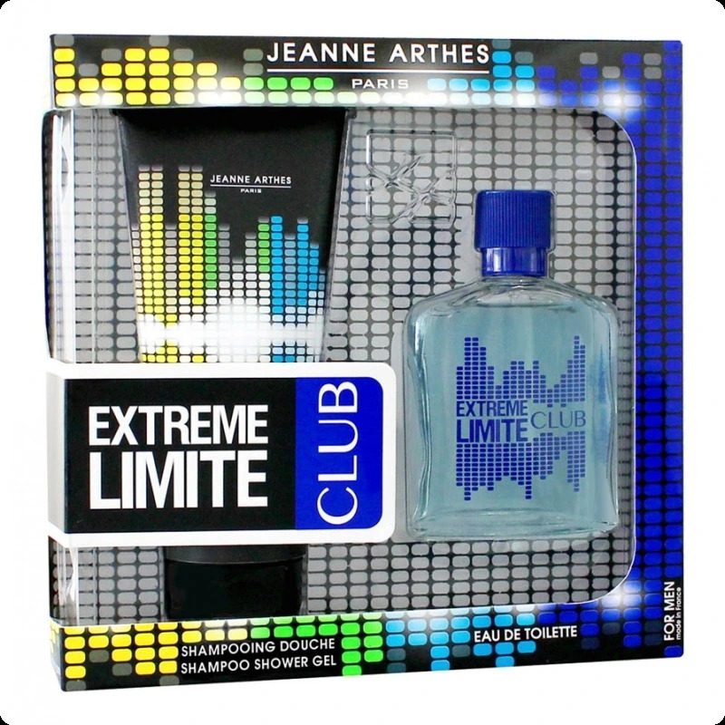 Jeanne Arthes Extreme Limite Club Набор (туалетная вода 100 мл + гель для душа 150 мл) для мужчин