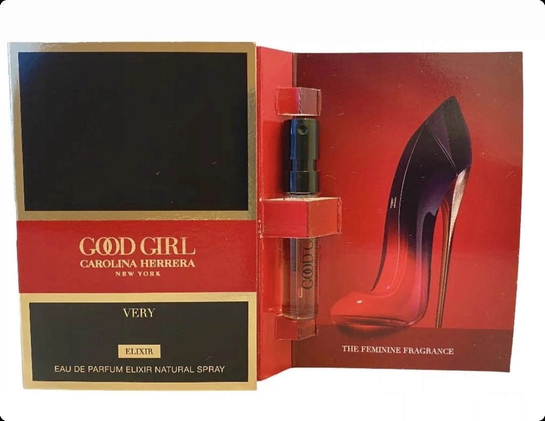 Миниатюра Carolina Herrera Very Good Girl Elixir Парфюмерная вода 1.5 мл - пробник духов