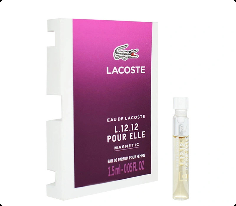 Миниатюра Lacoste Eau de Lacoste L 12 12 Magnetic Pour Elle Парфюмерная вода 1.5 мл - пробник духов