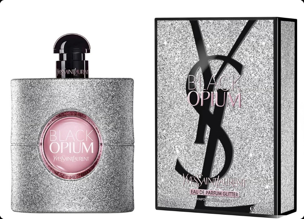 Yves Saint Laurent Black Opium Glitter Парфюмерная вода 90 мл для женщин