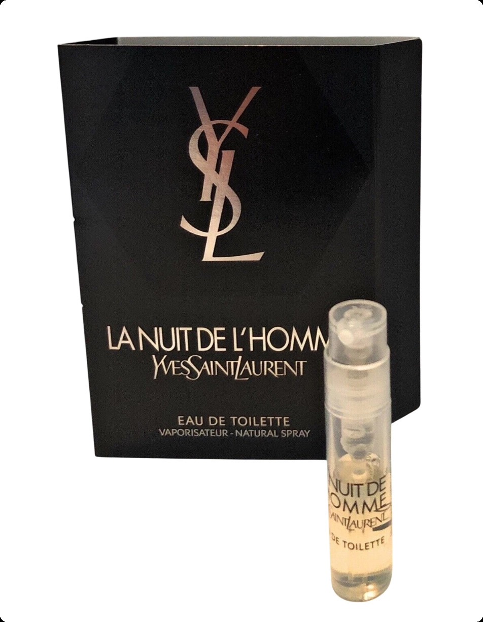 Миниатюра Yves Saint Laurent La Nuit De L Homme Туалетная вода 1.2 мл - пробник духов