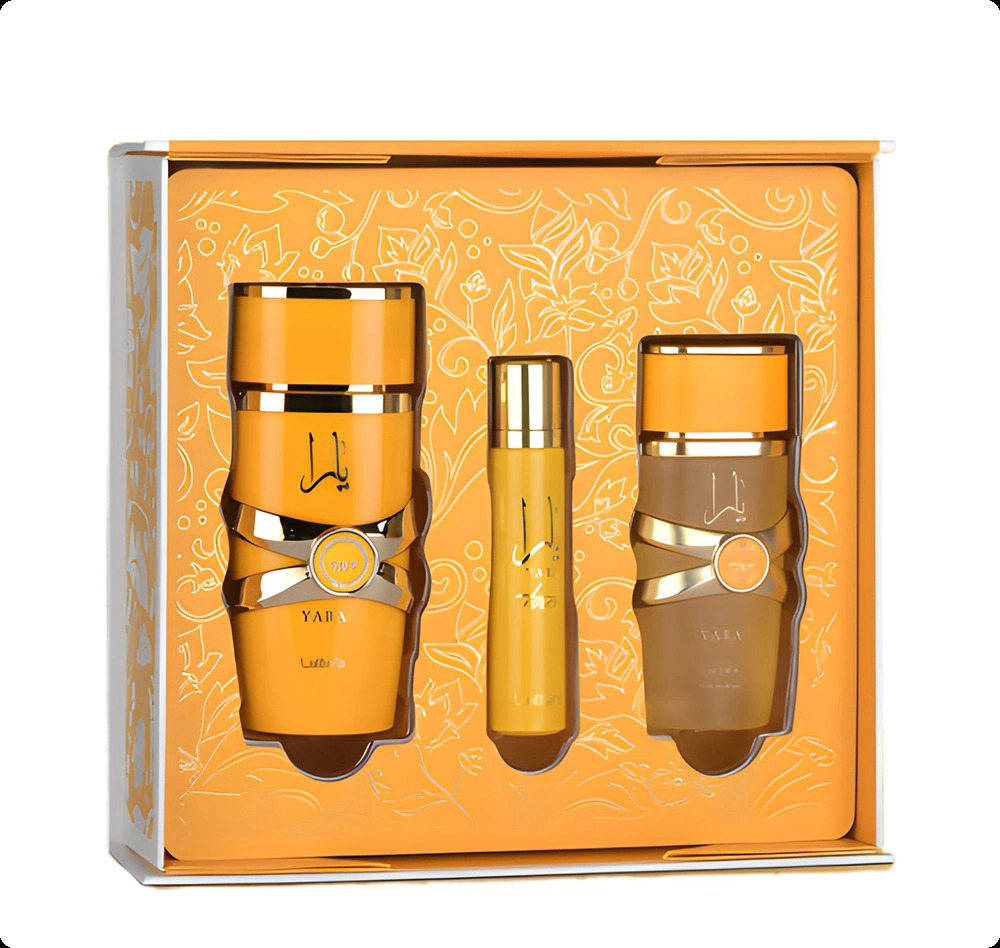 Lattafa Perfumes Yara Tous Набор (парфюмерная вода 100 мл + парфюмерная вода 12 мл + дымка для волос 50 мл) для женщин