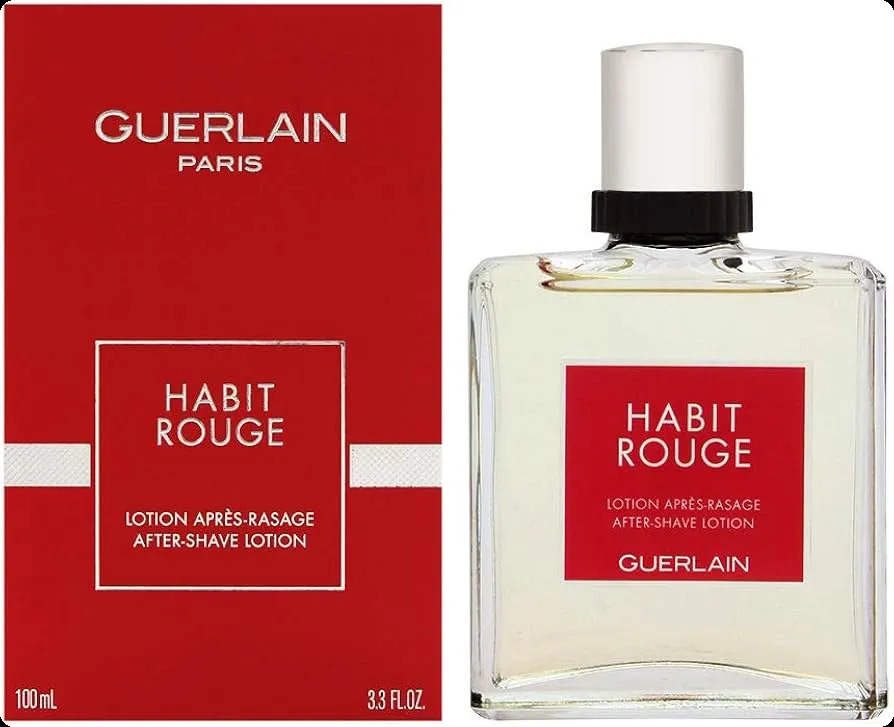 Guerlain Habit Rouge Лосьон после бритья 100 мл для мужчин