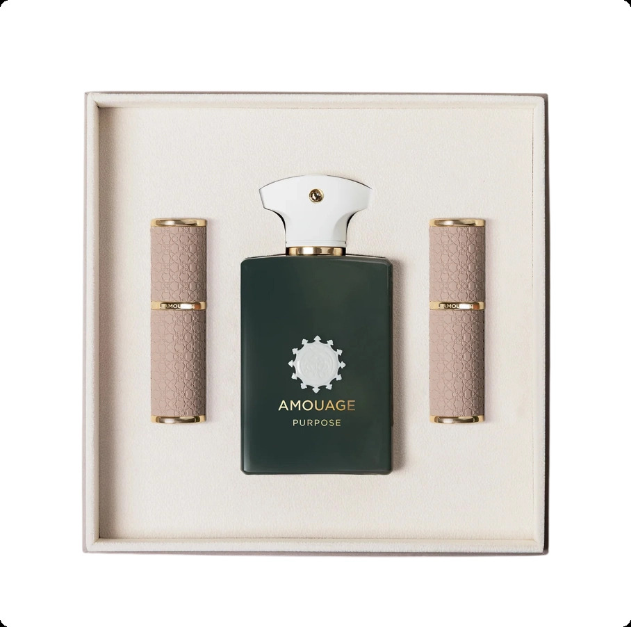 Amouage Purpose Набор (парфюмерная вода 100 мл + парфюмерная вода 10 мл + парфюмерная вода 10 мл) для женщин и мужчин