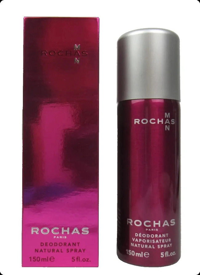 Rochas Rochas Man Дезодорант-спрей 150 мл для мужчин