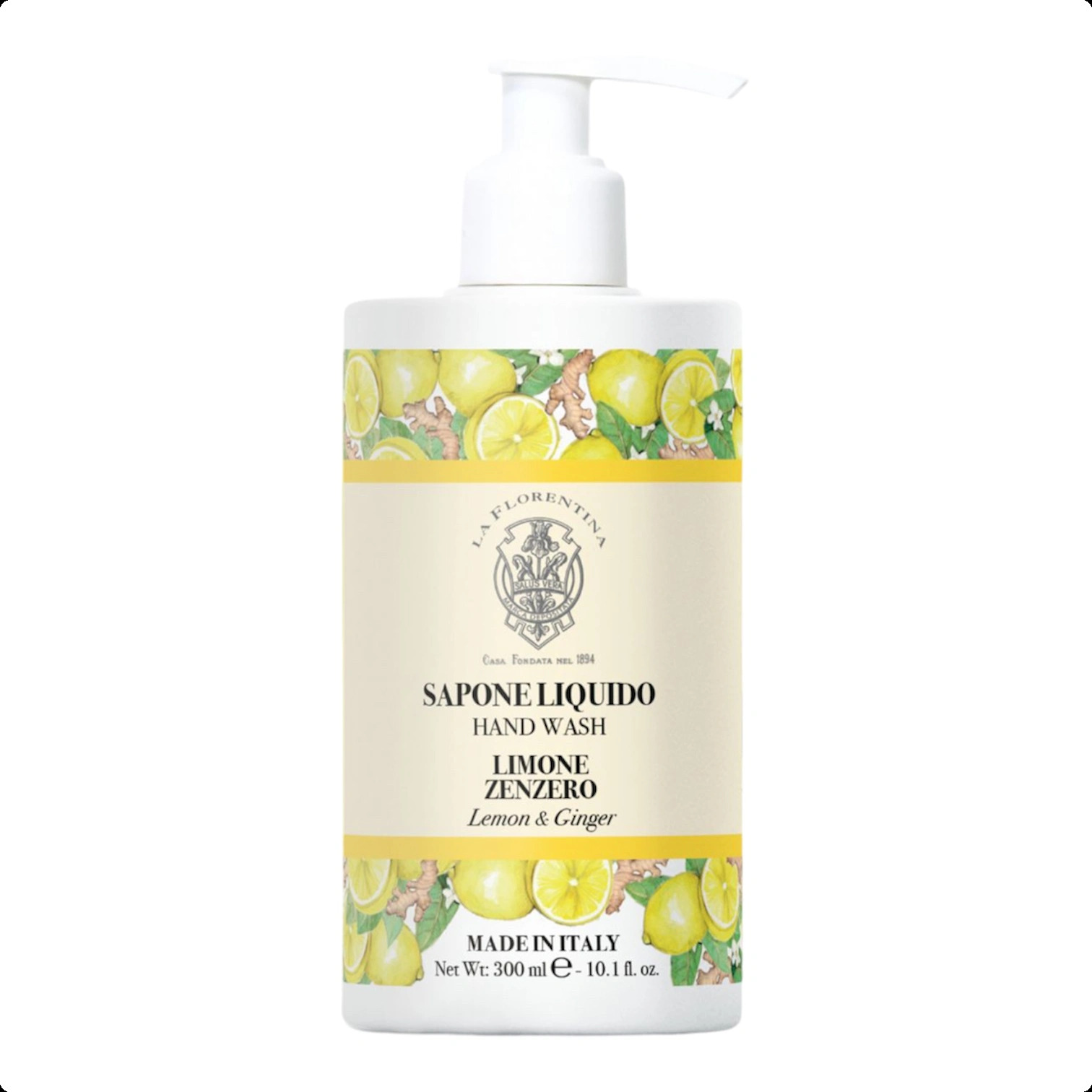 La Florentina Lemon and Ginger Жидкое мыло 300 мл для женщин и мужчин