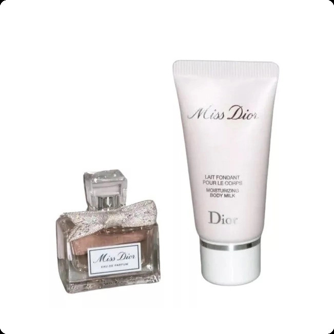 Christian Dior Miss Dior Eau de Parfum 2021 Набор (парфюмерная вода 5 мл + молочко для тела 20 мл) для женщин