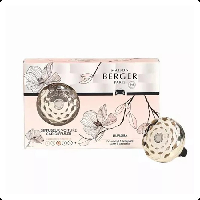 Maison Berger Liliflora Аромадиффузор для авто 17 мл для женщин и мужчин