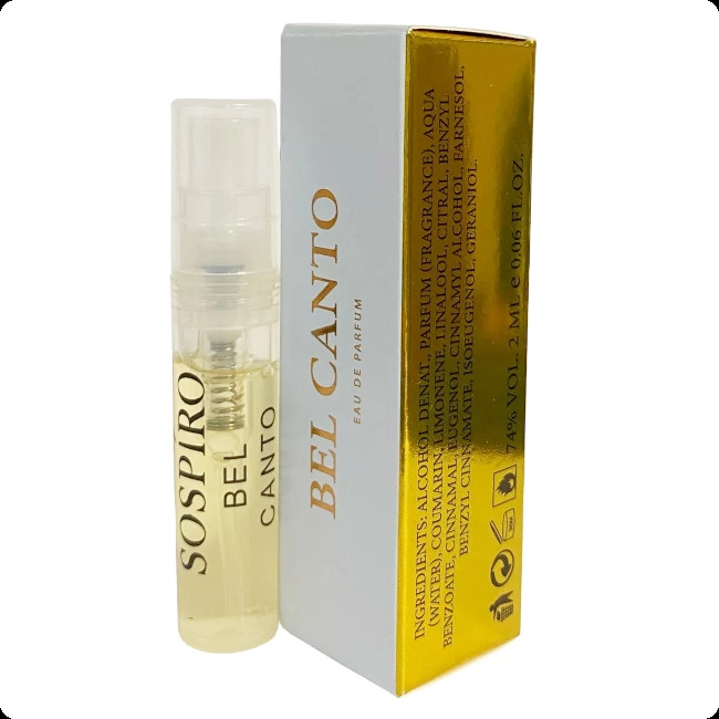 Миниатюра Xerjoff Sospiro Bel Canto Парфюмерная вода 2 мл - пробник духов