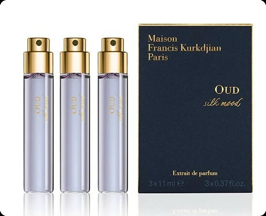 Maison Francis Kurkdjian Oud Silk Mood Extrait De Parfum Набор (духи 11 мл x 3 шт.) для женщин