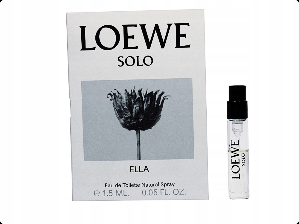 Миниатюра Loewe Solo Loewe Ella Eau de Toilette Туалетная вода 1.5 мл - пробник духов