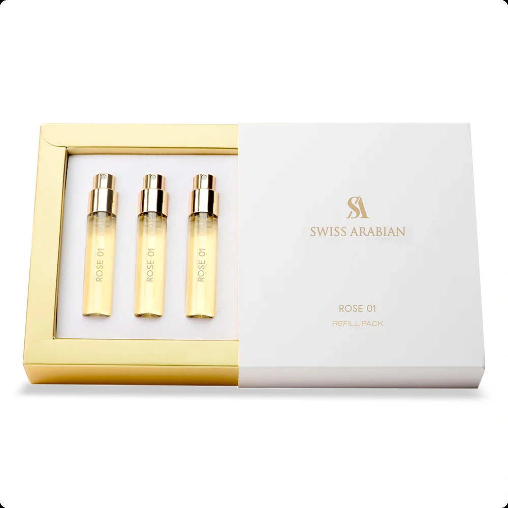Swiss Arabian Rose 01 Набор (парфюмерная вода 10 мл x 3 шт.) для женщин и мужчин
