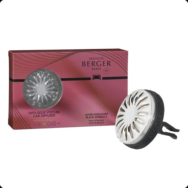 Maison Berger Black Angelica Аромадиффузор для авто 17 мл для женщин и мужчин