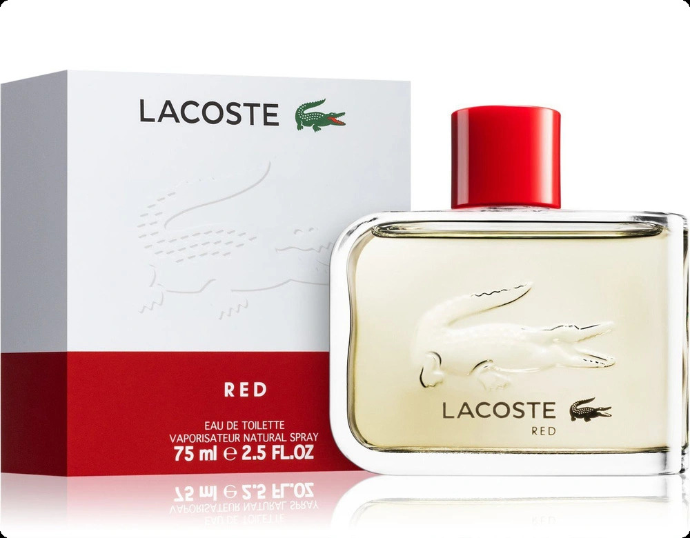 Lacoste Red Туалетная вода 75 мл для мужчин