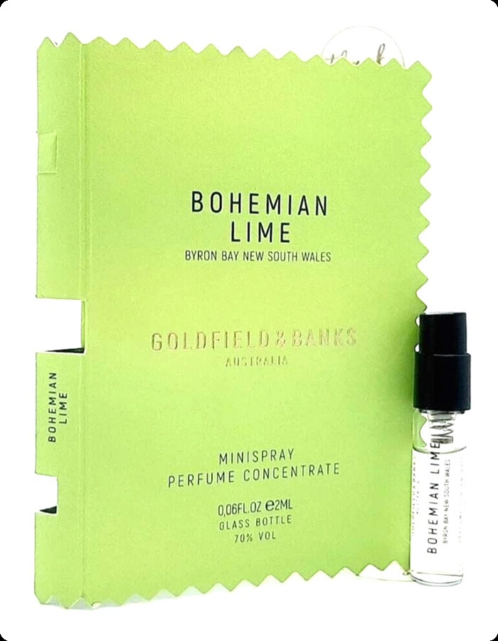 Миниатюра Goldfield and Banks Australia Bohemian Lime Духи 2 мл - пробник духов