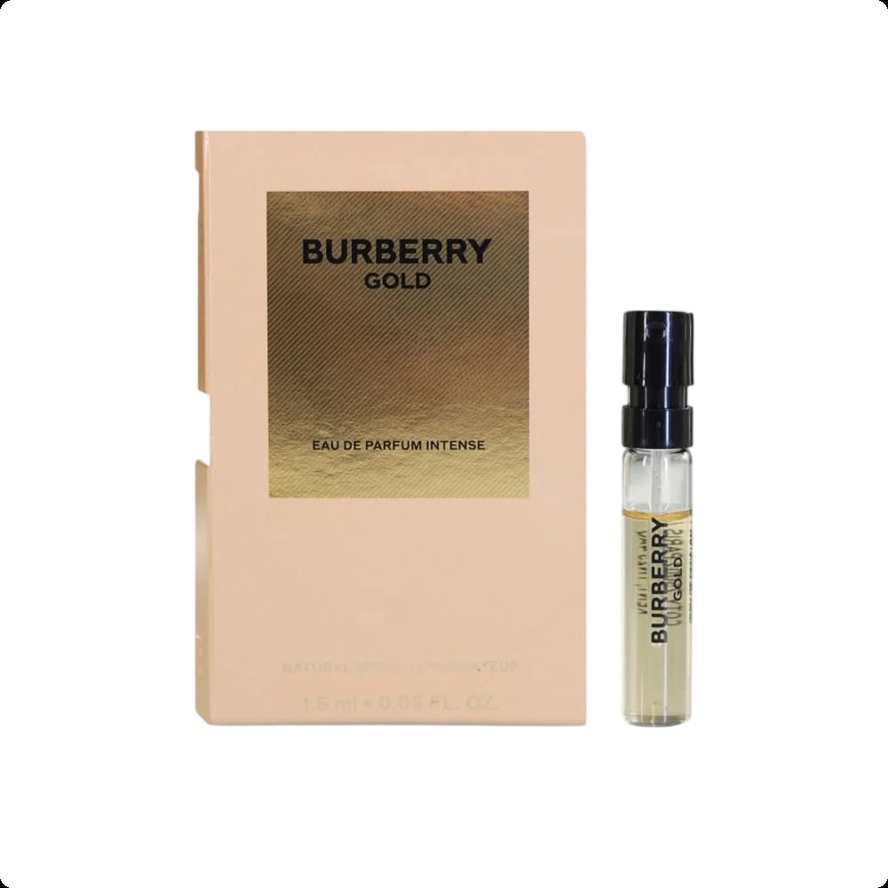 Миниатюра Burberry Gold Eau De Parfum Intense Парфюмерная вода 1.5 мл - пробник духов