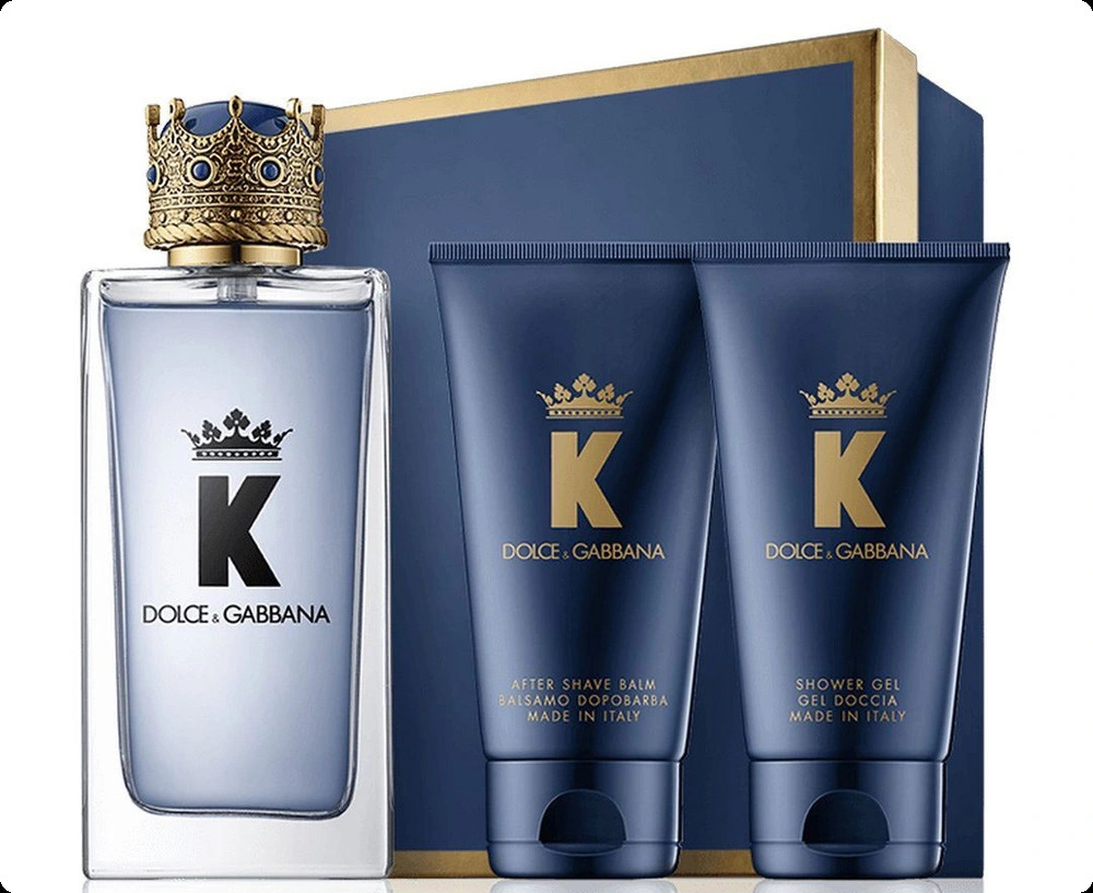 Dolce & Gabbana K by Dolce and Gabbana Набор (туалетная вода 100 мл + гель для душа 50 мл + бальзам после бритья 50 мл) для мужчин