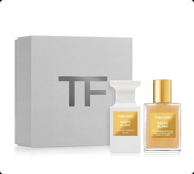 Tom Ford Soleil Blanc Набор (парфюмерная вода 50 мл + масло для тела 45 мл) для женщин и мужчин