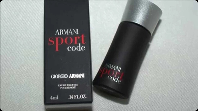 Миниатюра Giorgio Armani Armani Code Sport Edition 2016 Туалетная вода 4 мл - пробник духов