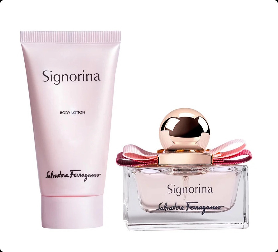 Salvatore Ferragamo Signorina Набор (парфюмерная вода (уценка) 30 мл + лосьон для тела (уценка) 50 мл) для женщин