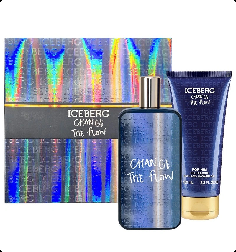 Iceberg Change The Flow Набор (туалетная вода 100 мл + гель для душа 100 мл) для мужчин