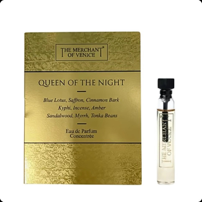Миниатюра The Merchant of Venice Queen of The Night Парфюмерная вода 2 мл - пробник духов