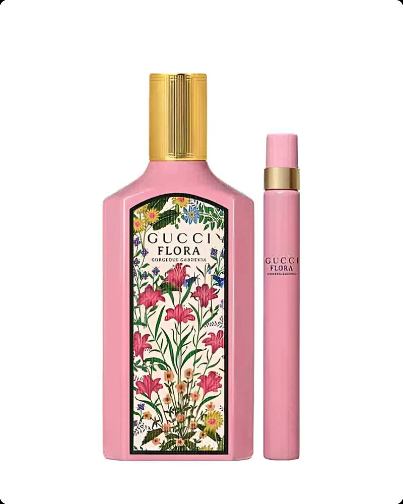 Gucci Flora Gorgeous Gardenia Eau de Parfum Набор (парфюмерная вода 100 мл + парфюмерная вода 10 мл) для женщин